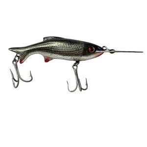 Doll Ditcher Digger Fishing Lure Crankbait  Lip  Vintage Double Treble Hook u